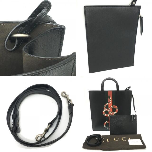 GUCCI - 新品同様 グッチ 431336 スネーク トートバッグ GUCCI - 新品同様 グッチ 431336 スネーク トートバッグ