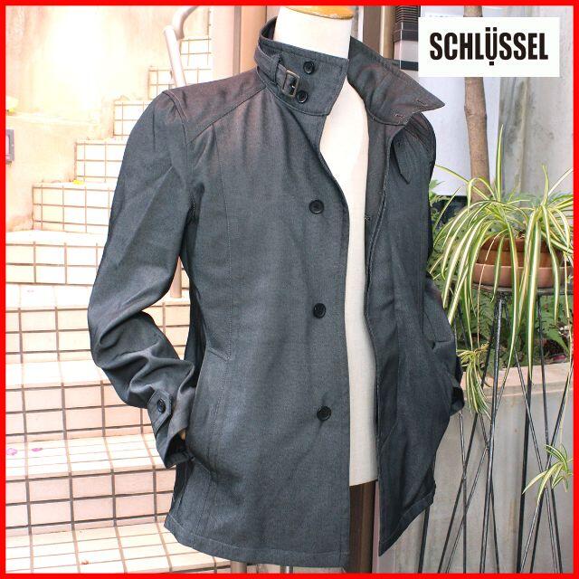 SCHLUSSEL(シュリセル)のほぼ新品!ｽﾀﾝﾄﾞｶﾗｰ◎光沢ﾂｲｰﾄﾞ!【SCHLUSSEL】JKT送料込 メンズのジャケット/アウター(その他)の商品写真