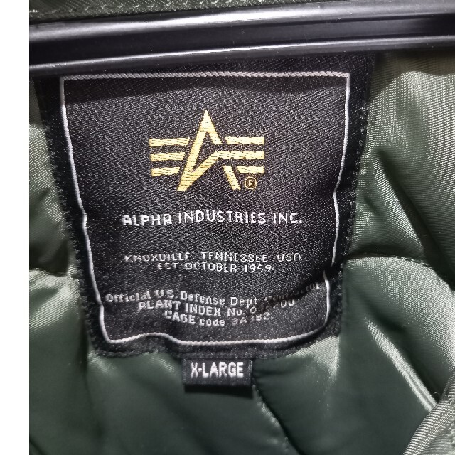 ALPHA INDUSTRIES(アルファインダストリーズ)の限定アルファMA-1　US ARMYバージョン メンズのジャケット/アウター(ミリタリージャケット)の商品写真