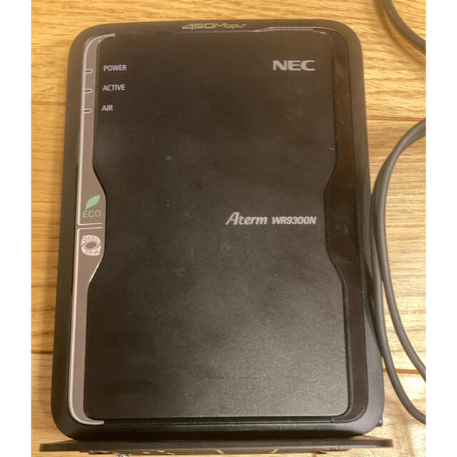 NEC(エヌイーシー)の無線LANルーター　NEC AtermWR9300N スマホ/家電/カメラのPC/タブレット(PC周辺機器)の商品写真