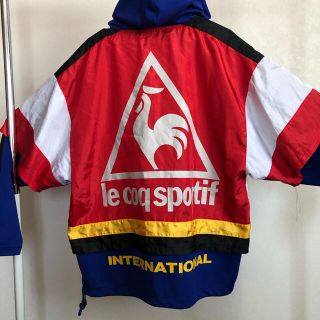 ルコックスポルティフ(le coq sportif)の古着　激レア　９０年代　ルコック　ナイロンジャケット◇Ｌサイズ◇M-0072(ナイロンジャケット)