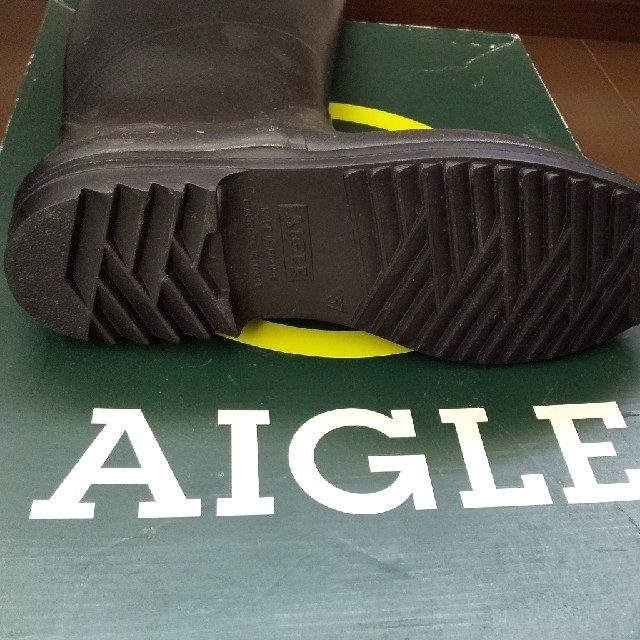 AIGLE(エーグル)のいちゆう様専用 AIGLE size37 CHANTEBELLE JP NOIR レディースの靴/シューズ(レインブーツ/長靴)の商品写真