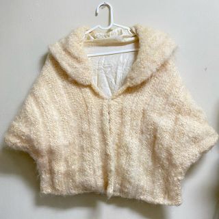 マルタンマルジェラ(Maison Martin Margiela)の【Vintage／送料込・コメント不要即購入可】雰囲気最高❤︎襟付モヘアショール(マフラー/ショール)