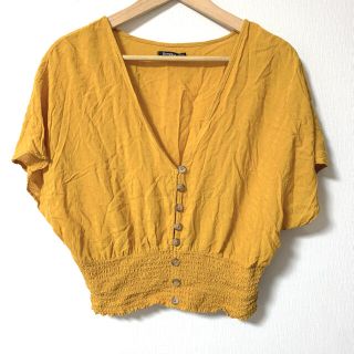 ベルシュカ(Bershka)のBershka ベルシュカ　ブラウス　シャツ　クロップド丈　カーディガン(シャツ/ブラウス(半袖/袖なし))