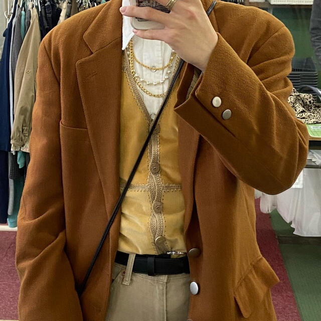 70s スウェードベスト western vintage