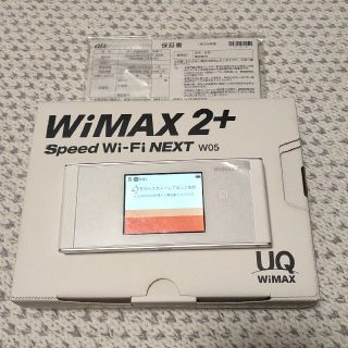 ファーウェイ(HUAWEI)のUQモバイル　WiMAX2+　speed　Wi-Fi　NEXT(PC周辺機器)