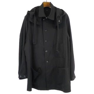 ヨウジヤマモト(Yohji Yamamoto)のYohji Yamamoto HOMME 13SS シワギャバ フードシャツ(シャツ)