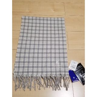 バーバリーブルーレーベル(BURBERRY BLUE LABEL)の新品 バーバリー ブルーレーベル チェック マフラー ストール カシミヤ(マフラー/ショール)