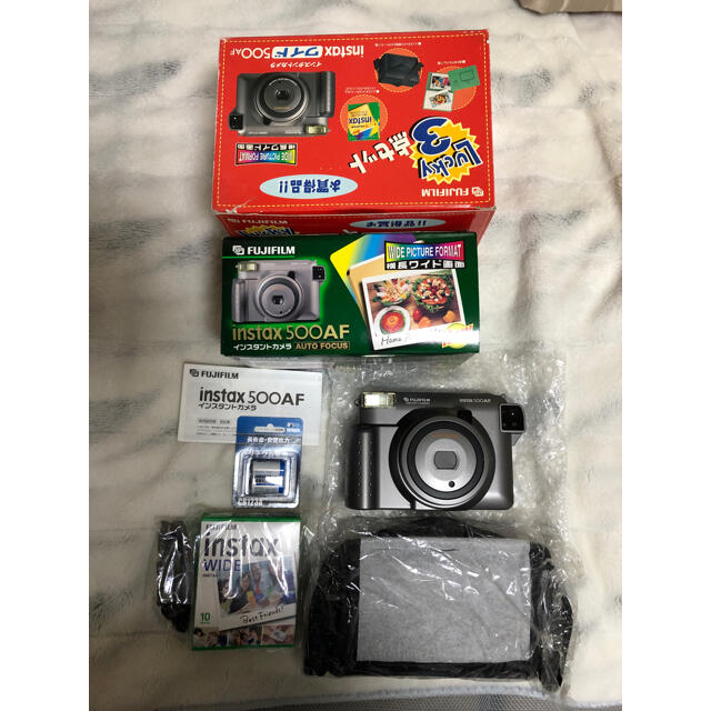 超希少価値！廃盤機　富士フィルム　チェキinstax 500AF WIDE