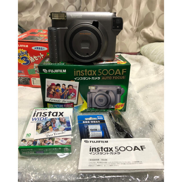 希少】 FUJIFILM INSTAX 500AF インスタント チェキ-