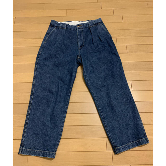 steven alan(スティーブンアラン)のまめがし様専用　steven alan BOXPLEATS WIDE DENIM メンズのパンツ(デニム/ジーンズ)の商品写真