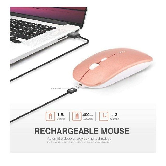 新品。未使用。inphic 2.4ワイヤレス　マウス スマホ/家電/カメラのPC/タブレット(PC周辺機器)の商品写真