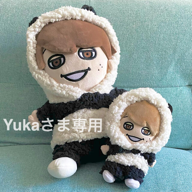Yukaさま専用】ふわもこパンダ上下2点×2着☆ちびぱんだ2着☆計4着