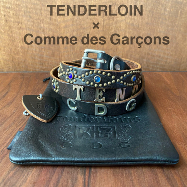 TENDERLOIN - TENDERLOIN × Comme des Garçons ナローベルト