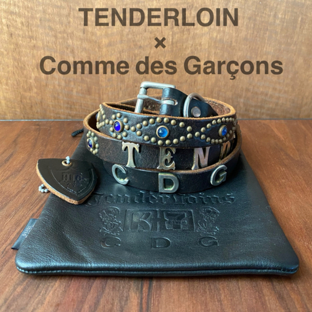 TENDERLOIN(テンダーロイン)のTENDERLOIN × Comme des Garçons ナローベルト メンズのファッション小物(ベルト)の商品写真