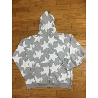 アベイシングエイプ(A BATHING APE)の中古ＡＰＥスターパーカーＬシャーク型ドット使用感あり１５年くらい前(パーカー)