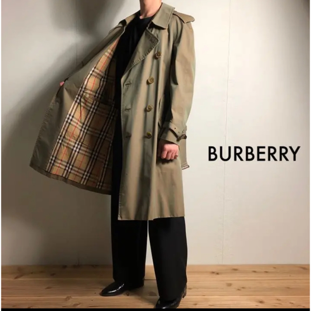 BURBERRY(バーバリー)のBURBERRY  玉虫色 トレンチコート メンズのジャケット/アウター(トレンチコート)の商品写真