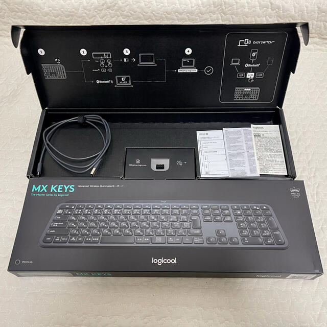 【美品】ロジクール KX800 MX Keys ワイヤレスキーボード 3