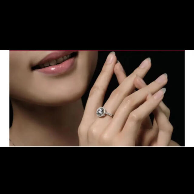 シルバー925 ダイヤモンド調リング　9号 レディースのアクセサリー(リング(指輪))の商品写真