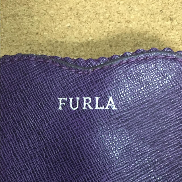 Furla(フルラ)の美品 フルラ ハート コインケース パープル レディースのファッション小物(コインケース)の商品写真