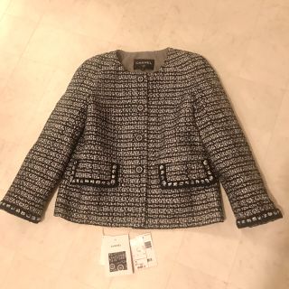 シャネル(CHANEL)のゆのまま様専用　シャネル　19P ツイードジャケット　36 未使用(ノーカラージャケット)