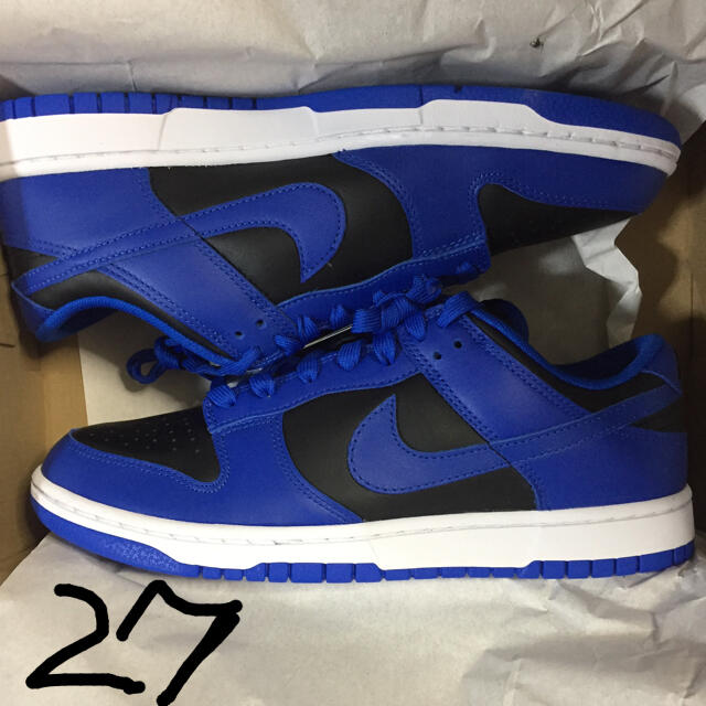 靴/シューズNIKE DUNK LOW RETRO hyper cobalt 27cm - スニーカー