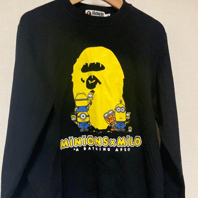 A BATHING APE(アベイシングエイプ)のBAPE×MINIONSエイプ ミニオンズ  スウェット トレーナー 限定 メンズのトップス(スウェット)の商品写真