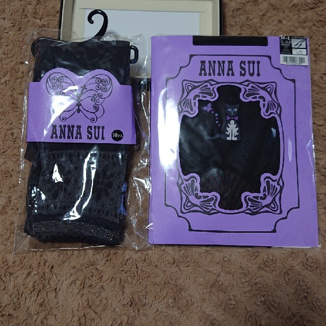 ANNA SUI(アナスイ)の《未使用》ANNA SUI レギンス & 60デニール相当タイツ レディースのレッグウェア(タイツ/ストッキング)の商品写真