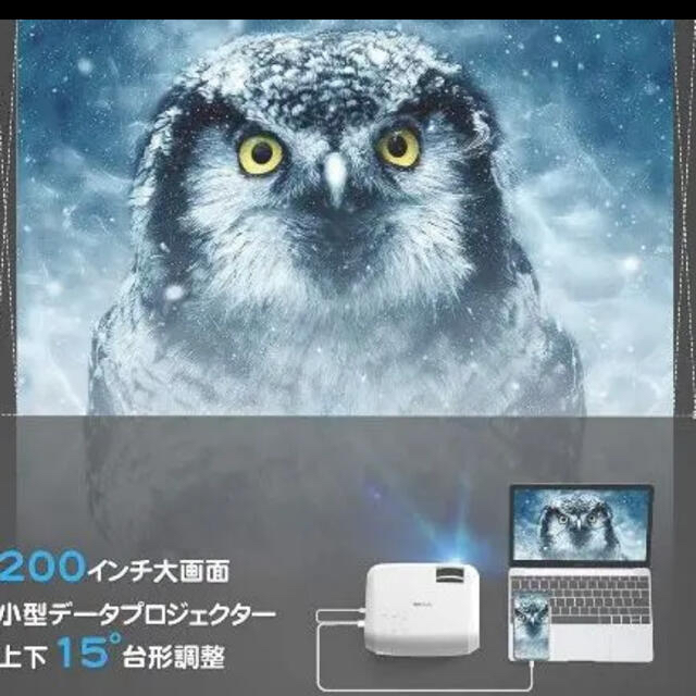 プロジェクター　iPhone※専用です※ スマホ/家電/カメラのテレビ/映像機器(プロジェクター)の商品写真