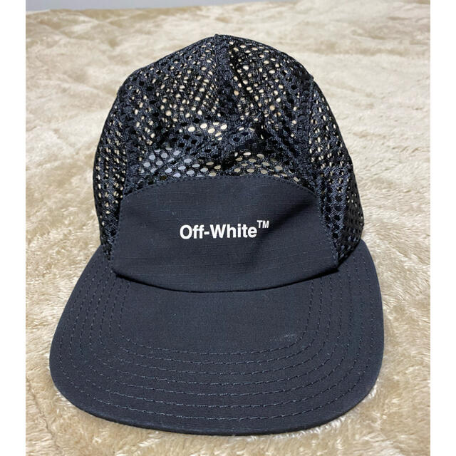 OFF-WHITE(オフホワイト)のオフホワイト　キャップ　メッシュ メンズの帽子(キャップ)の商品写真