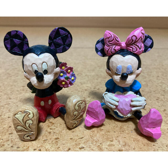 Disney(ディズニー)のジムショア　ミッキー&ミニー エンタメ/ホビーのおもちゃ/ぬいぐるみ(キャラクターグッズ)の商品写真