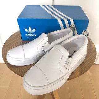 アディダス(adidas)の良品☆adidas ADIHONEY スリッポン 白 24.0cm アディダス(スニーカー)