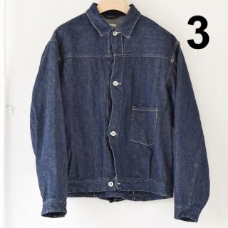 コモリ(COMOLI)のCOMOLI 21SS デニムジャケット ネイビー サイズ3 新品(Gジャン/デニムジャケット)