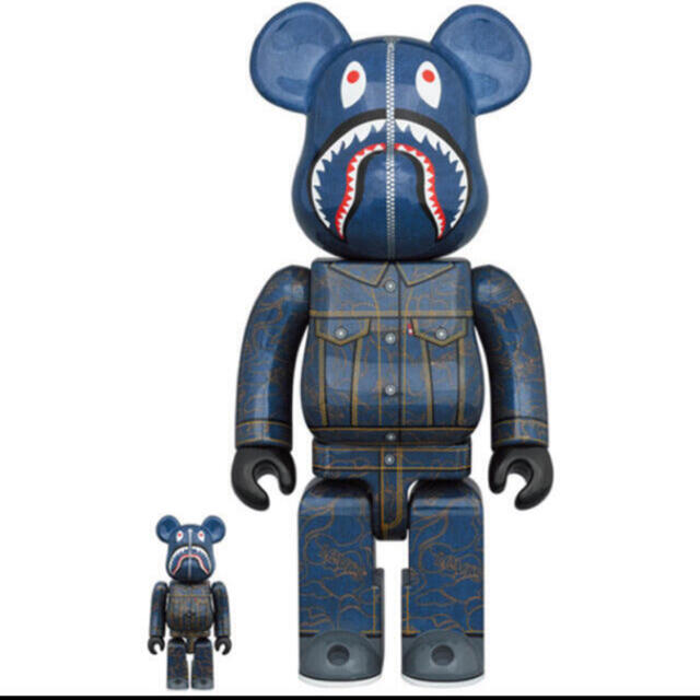 通販激安】 BE@RBRICK LEVI'S X BAPE - APE BATHING A 100% 400