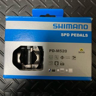 シマノ(SHIMANO)のシマノ　ＳＰDペダル　ＰD-M520(パーツ)