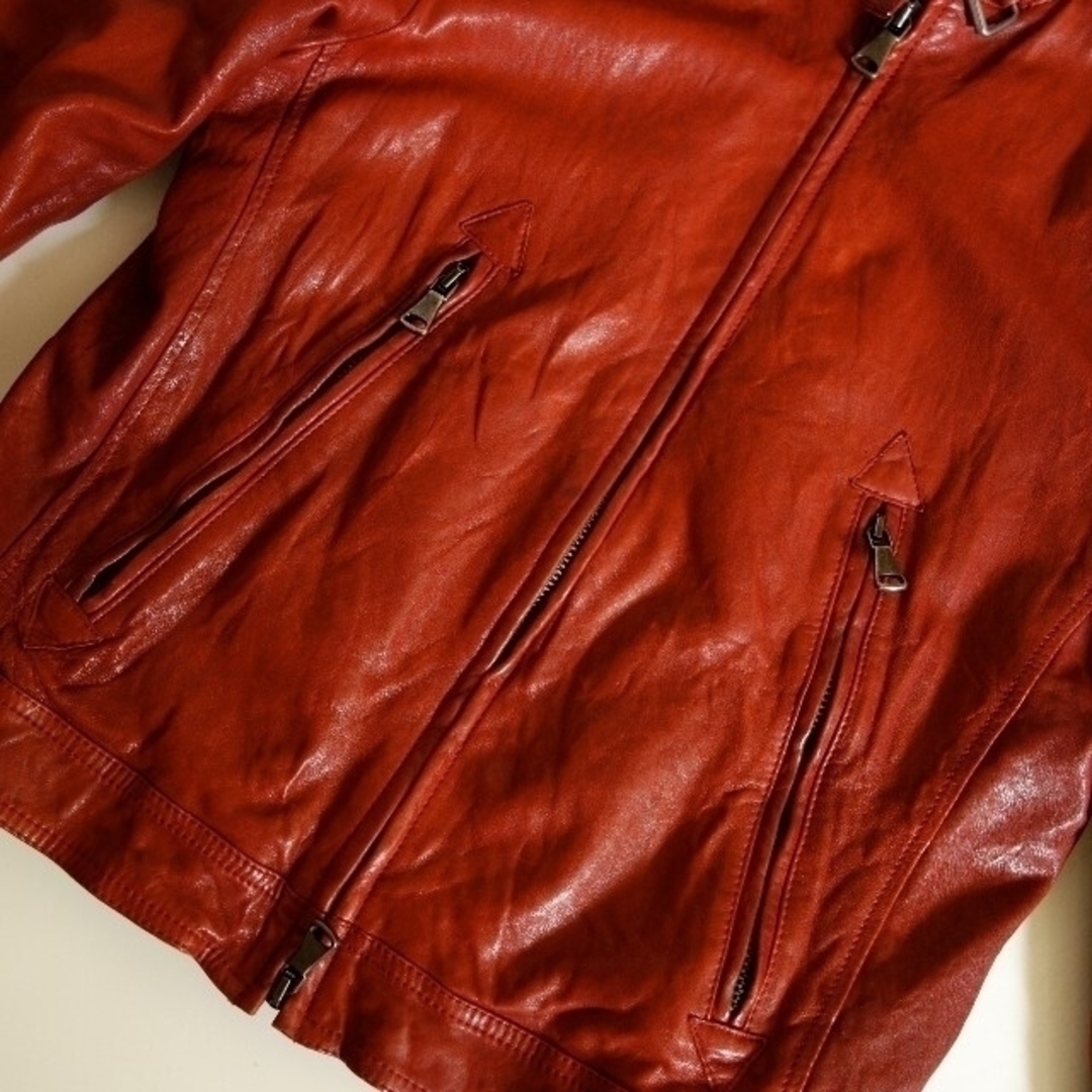 GIORGIO BRATO(ジョルジオブラット)のMARCELLO PAMPALONI / マルチェロパンパローニ  ライダース メンズのジャケット/アウター(ライダースジャケット)の商品写真