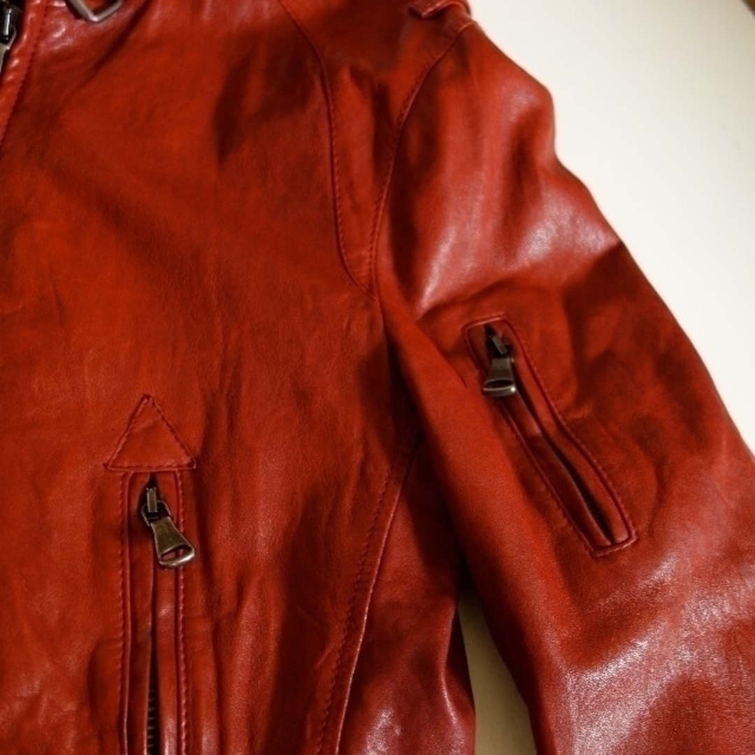 GIORGIO BRATO(ジョルジオブラット)のMARCELLO PAMPALONI / マルチェロパンパローニ  ライダース メンズのジャケット/アウター(ライダースジャケット)の商品写真