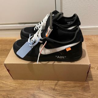 ナイキ(NIKE)のNike Off White THE TEN Air Force 1 黒(スニーカー)