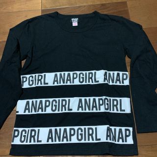 アナップ(ANAP)のANAP 黒ロンT(Tシャツ/カットソー)