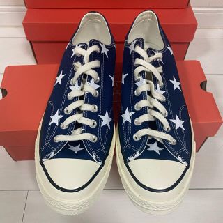 コンバース(CONVERSE)のct70 スター　コンバース　ローカット　ネイビー　ホワイト(スニーカー)