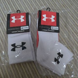 アンダーアーマー(UNDER ARMOUR)のアンダーアーマー　靴下　スポーツソックス２足セット(ソックス)