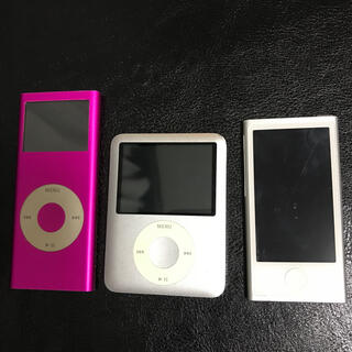 アイポッド(iPod)のipod nano ジャンク 3台セット(ポータブルプレーヤー)