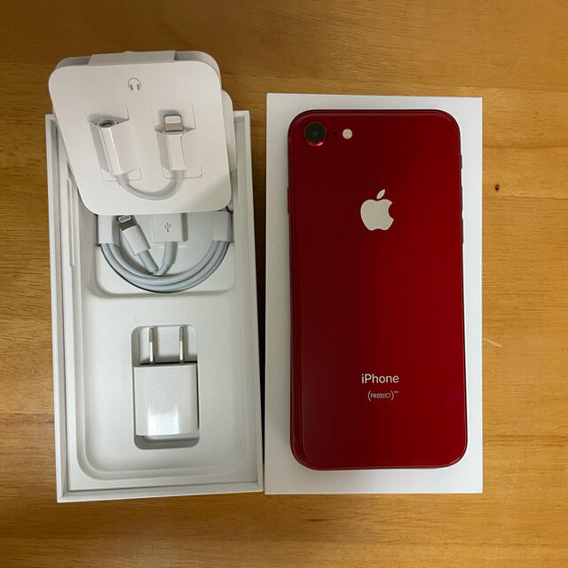 エナジードリンク様専用【動作確認済み】iPhone8 RED 64GB