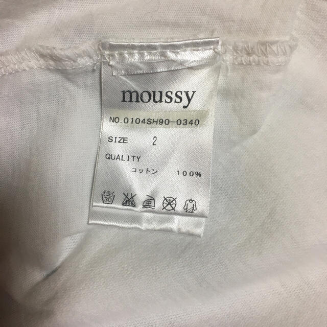 moussy(マウジー)のmoussyのトップス★ロンT★サイズ2 レディースのトップス(Tシャツ(長袖/七分))の商品写真