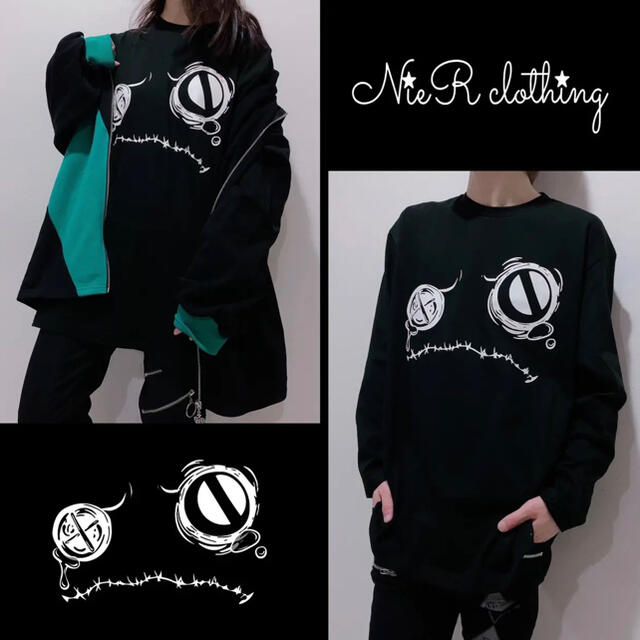 NieR BLACK LONGTEE 2点セット