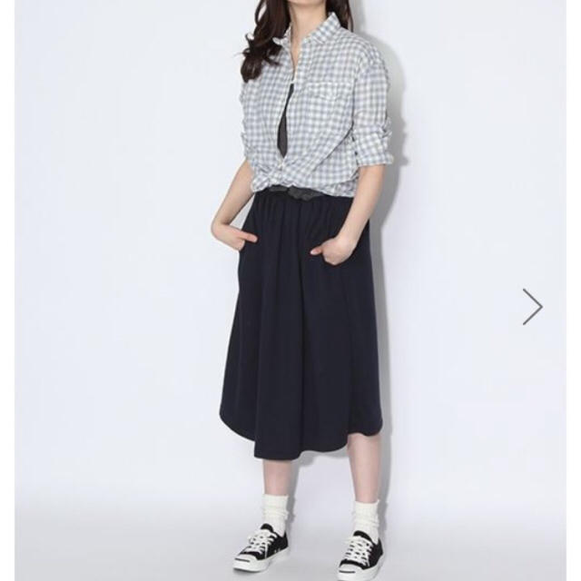 niko and...(ニコアンド)のボンディングスカート レディースのスカート(ひざ丈スカート)の商品写真