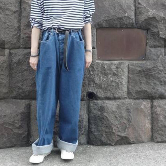 JOURNAL STANDARD(ジャーナルスタンダード)のchimala★チマラ WIDE BIG DENIM★定価33,000円 レディースのパンツ(デニム/ジーンズ)の商品写真