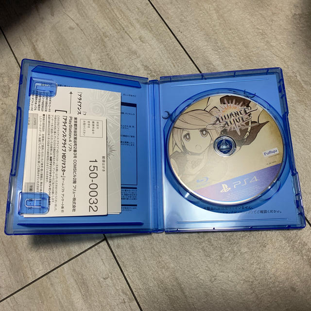 PlayStation4(プレイステーション4)のアライアンス・アライブ HDリマスター PS4 エンタメ/ホビーのゲームソフト/ゲーム機本体(家庭用ゲームソフト)の商品写真