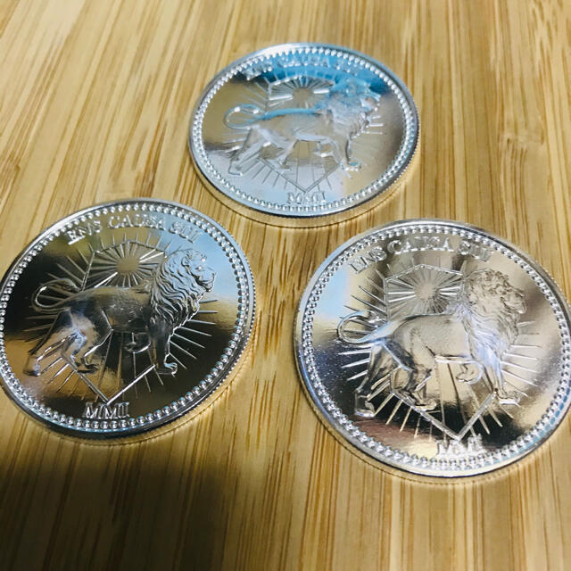 ジョンウィック　1オンス銀貨　コンチネンタルコイン　3枚美術品/アンティーク