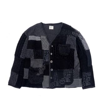 ポーター(PORTER)のPorter Classic -  KNIT CARDIGAN - BLACK(カーディガン)